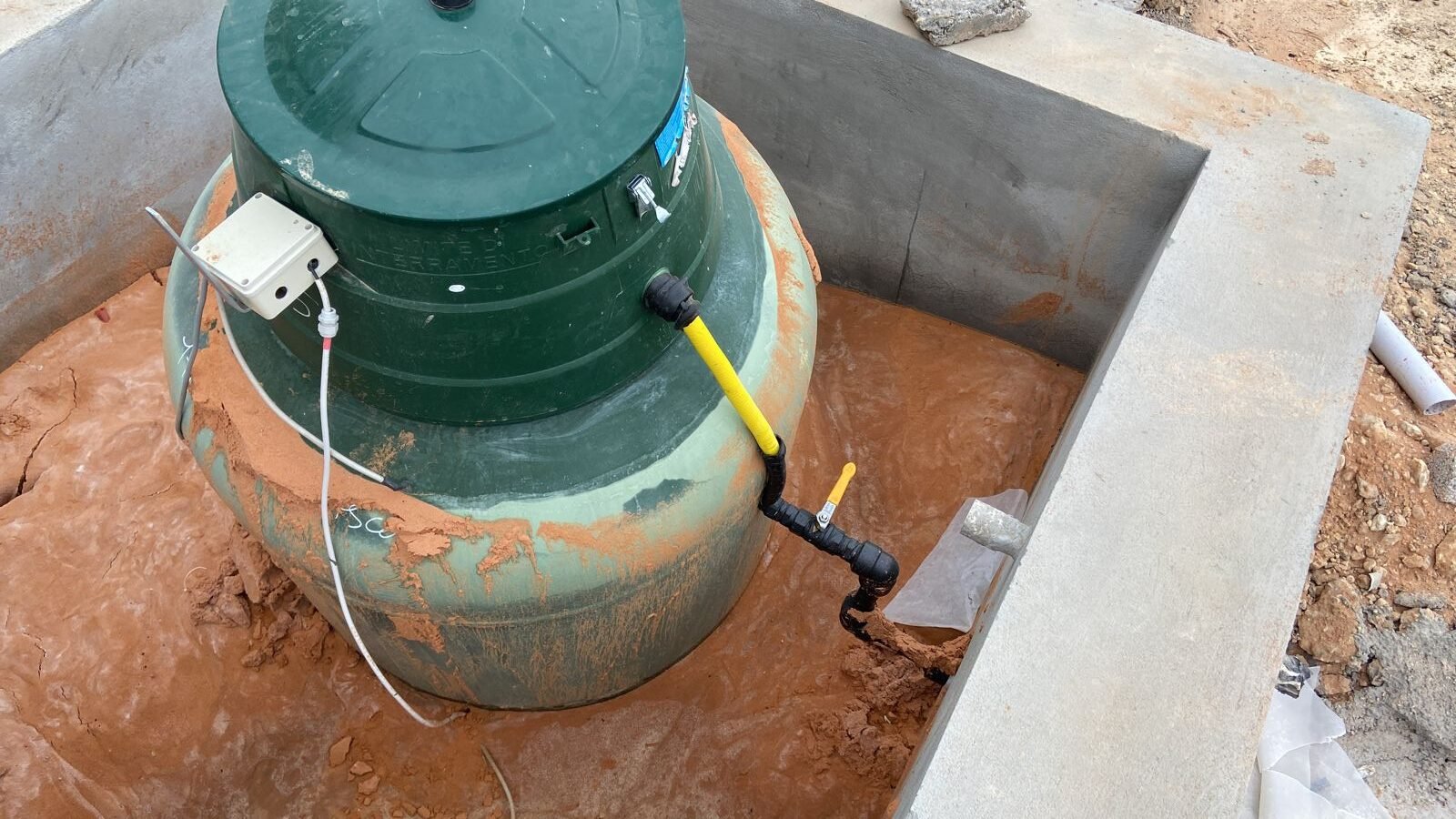 تركيب خزان غاز مدفون