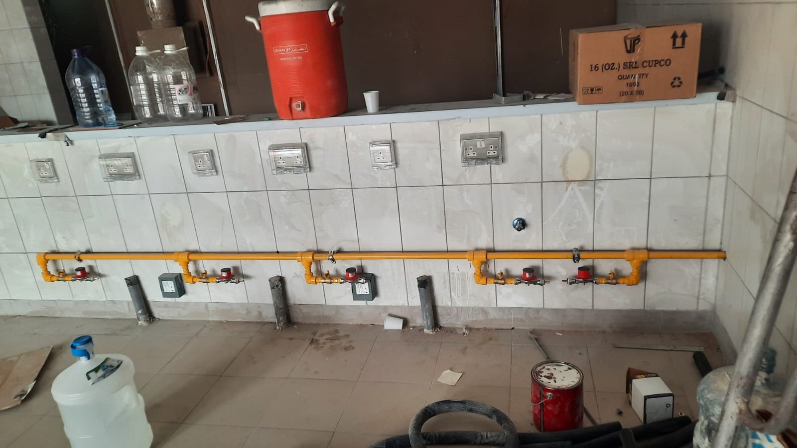 تمديد غاز للمطابخ