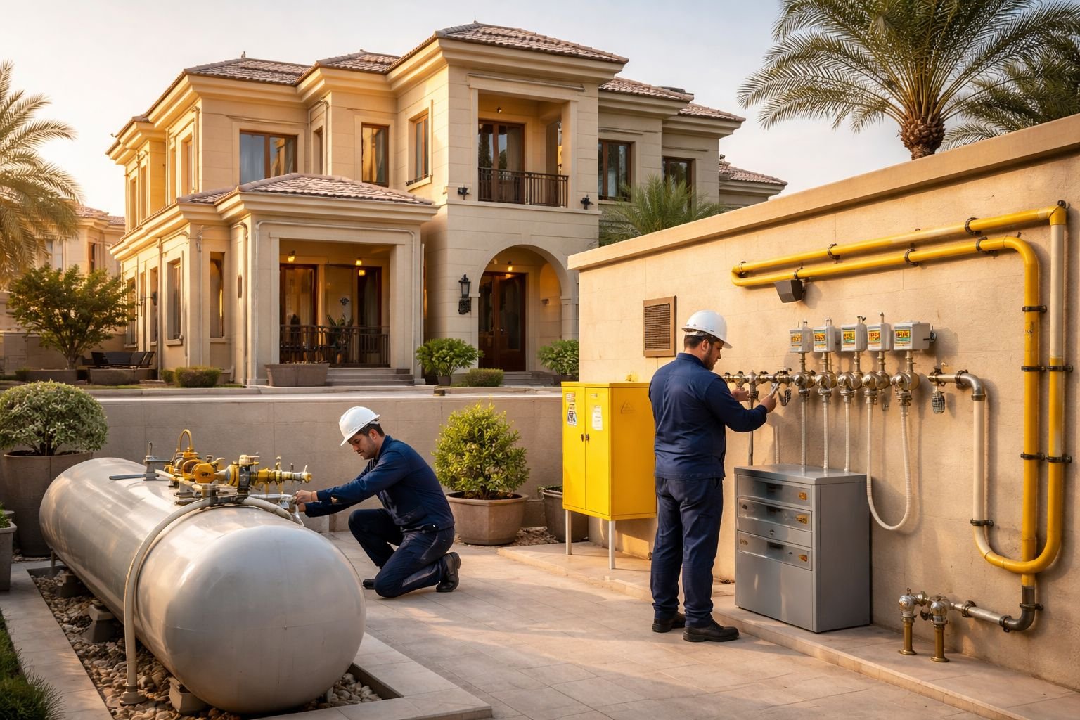 تنفيذ مشروع غاز مركزي بالرياض - ميزا